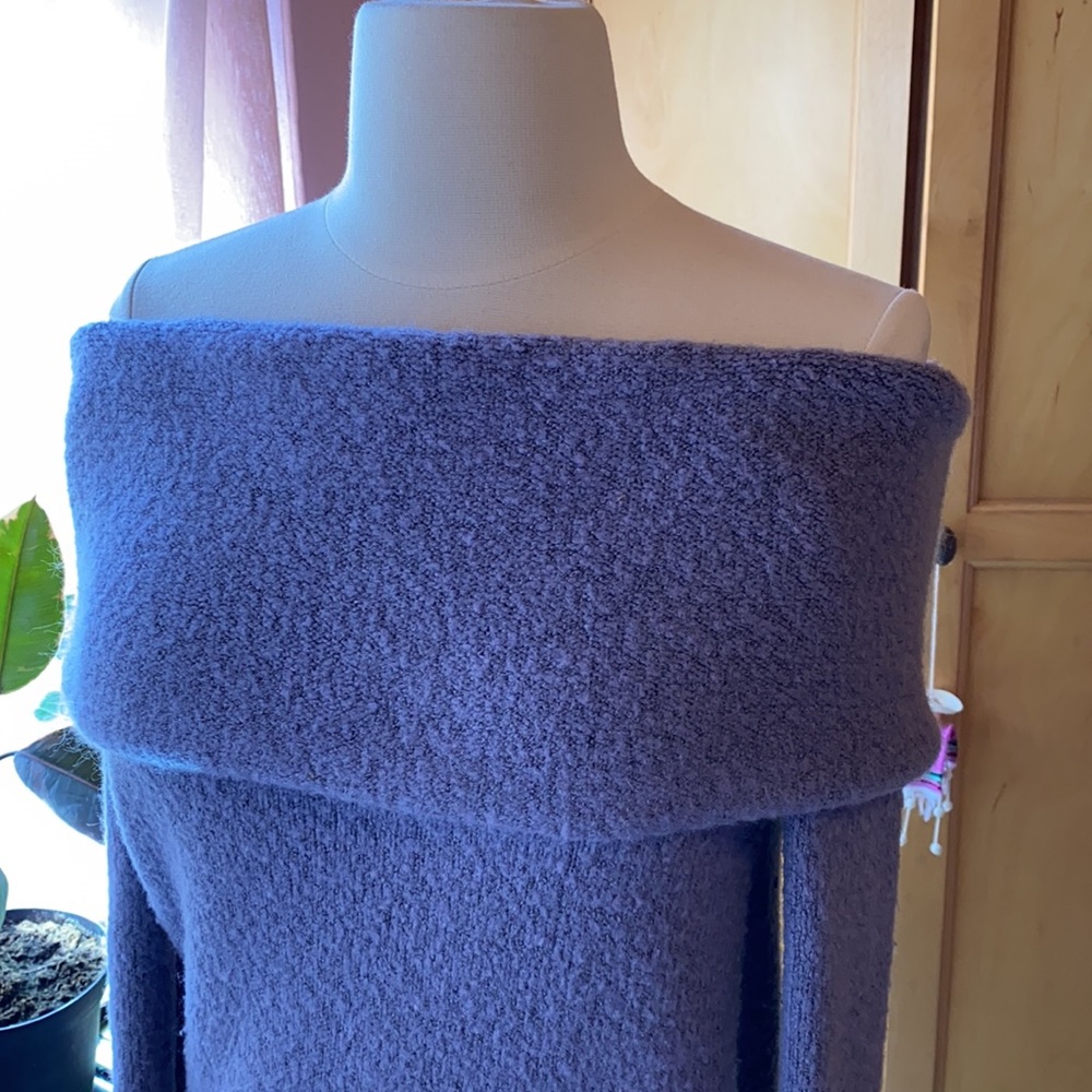 Off Shoulder Sweater - image 2